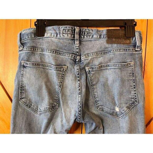 Express Jeans Mens Size 28 X 30 Distressed Rocco Slim Fit Skinny (1823) - Picture 7 of 10